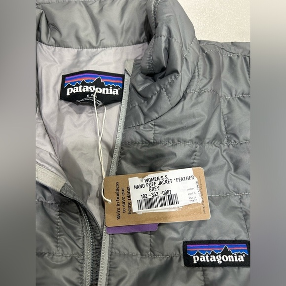 Patagonia Women’s S Small Nano Puff Jacket NWT Feather Grey Puffer - Picture 5 of 15